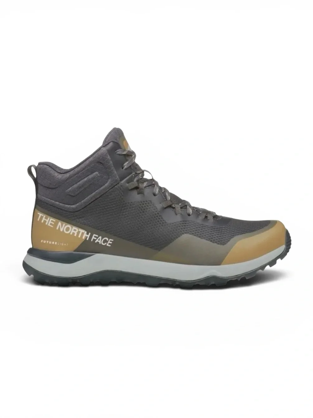 The North Face Activist Mid FUTURELIGHT Hiking Boots Outdoor Gray Khaki 10.5